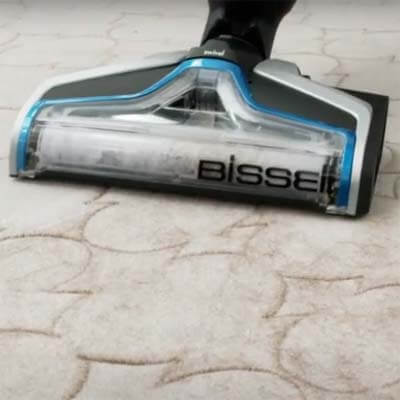 Bissell CrossWave Pet Pro limpiando suelo terraza